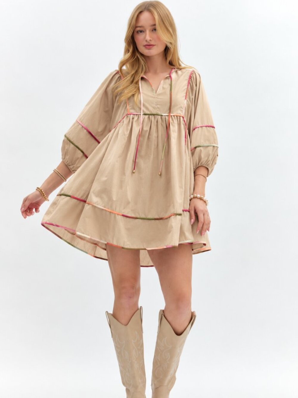 Entro Khaki Dress